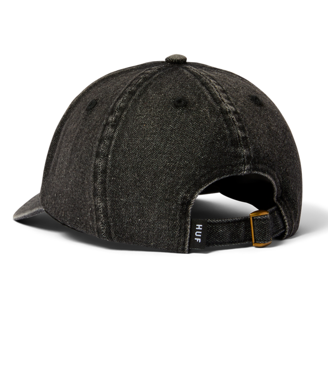 HUF Token 6 Panel Cv Washed Hat - Black
