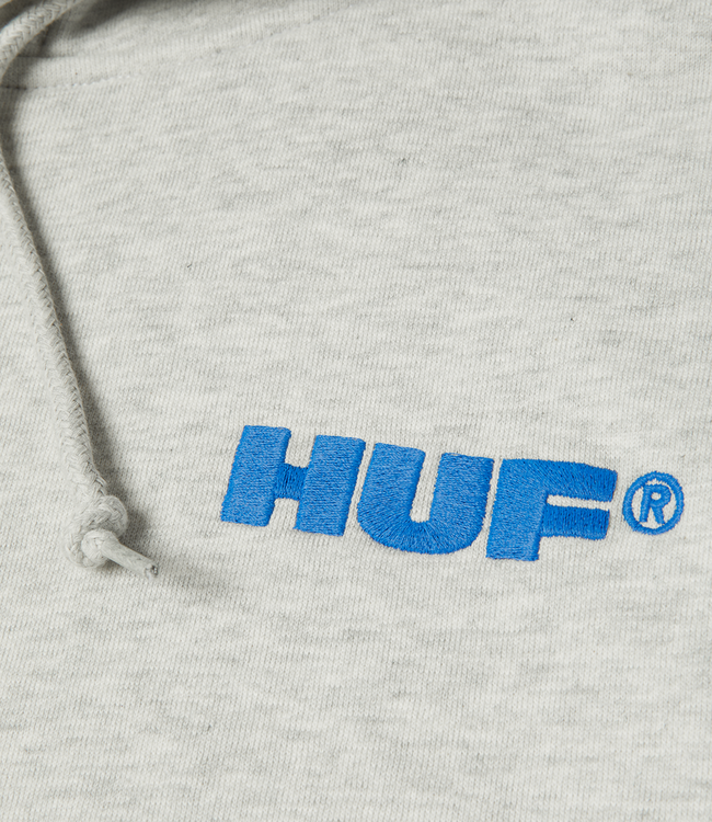 HUF All Caps F/Z Hoodie - Ash