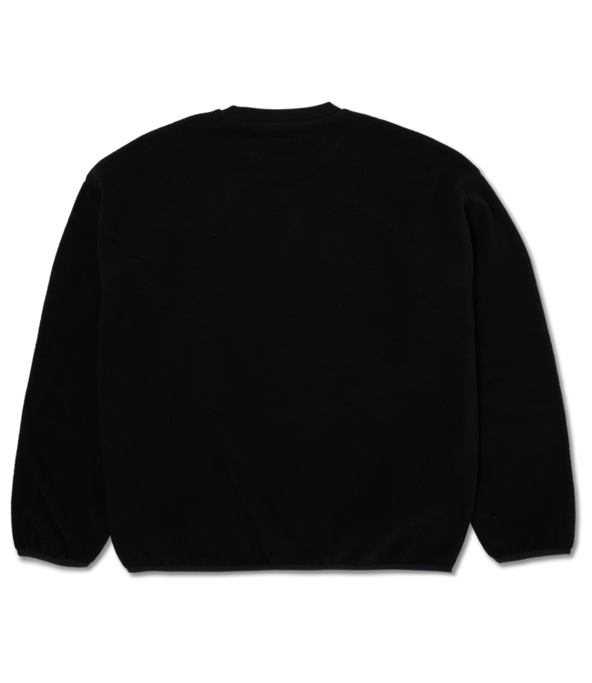 HUF H Dot Polar Fleece Crewneck - Black