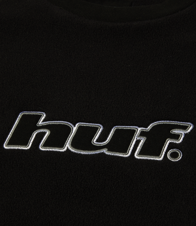 HUF H Dot Polar Fleece Crewneck - Black