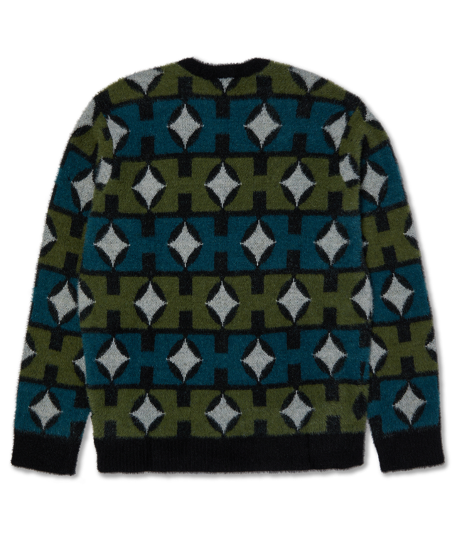 HUF Space Age Crewneck Sweater - Pine