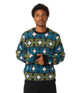 HUF Space Age Crewneck Sweater - Pine HUF Space Age Crewneck Sweater - Pine