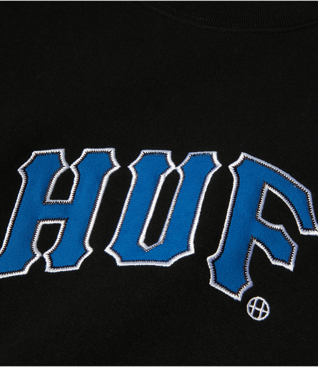 HUF Arch Applique Crewneck - Black