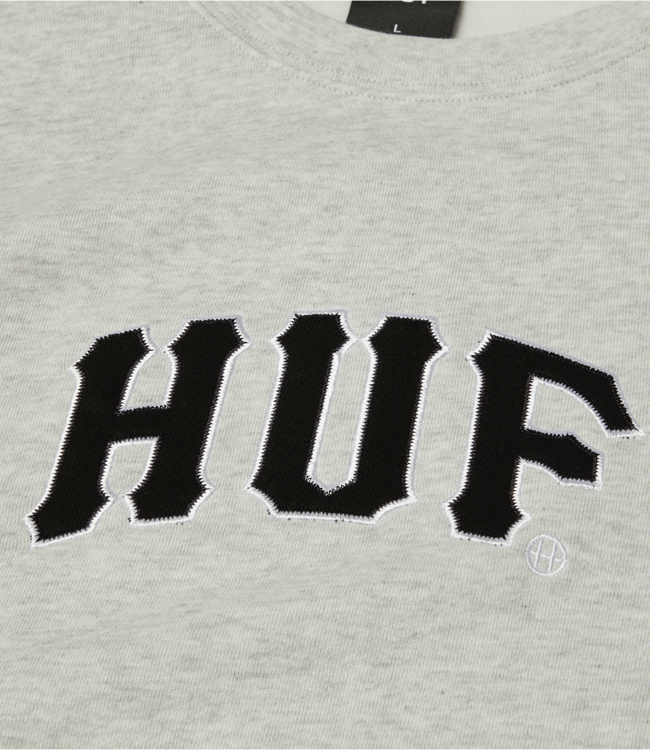 HUF Arch Applique Crewneck - Ash