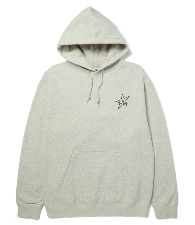 HUF H Star Logo P/O Hoodie - Ash