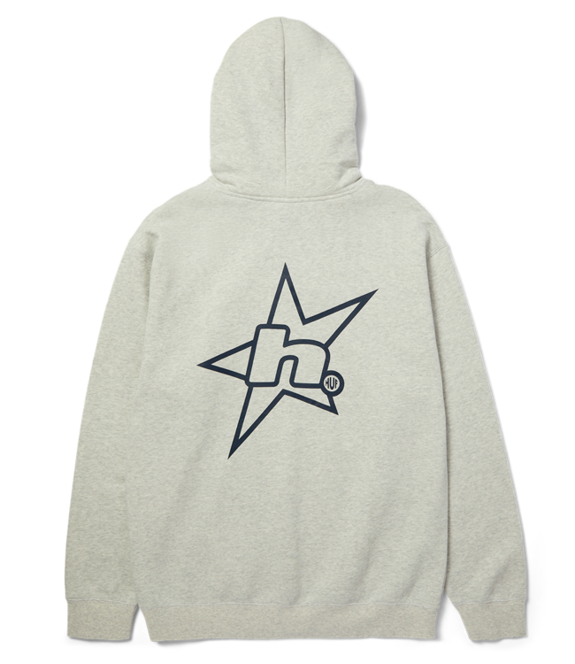 HUF H Star Logo P/O Hoodie - Ash