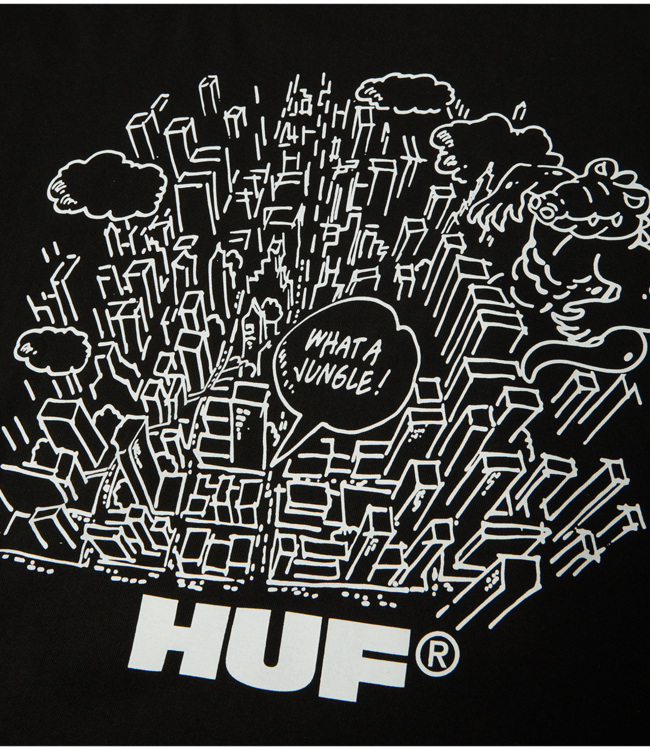 HUF What A Jungle S/S Tee - Black