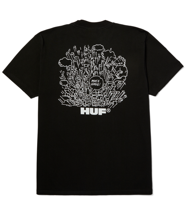 HUF What A Jungle S/S Tee - Black