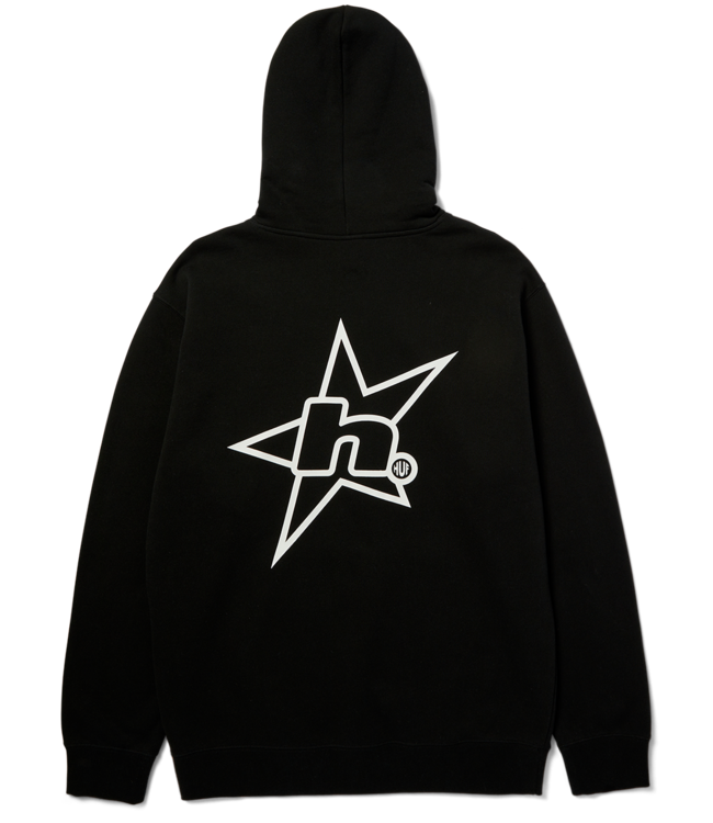 HUF H Star Logo P/O Hoodie - Black