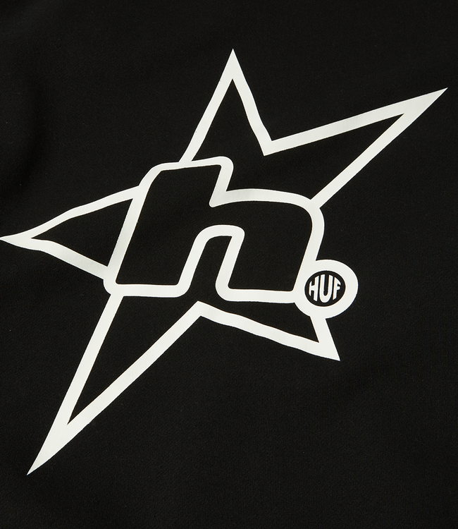 HUF H Star Logo P/O Hoodie - Black