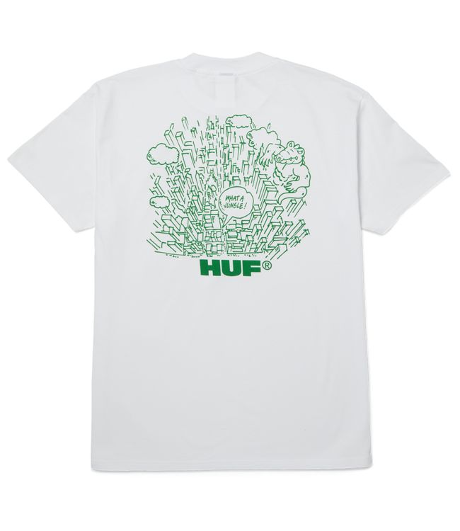 HUF What A Jungle S/S Tee - White