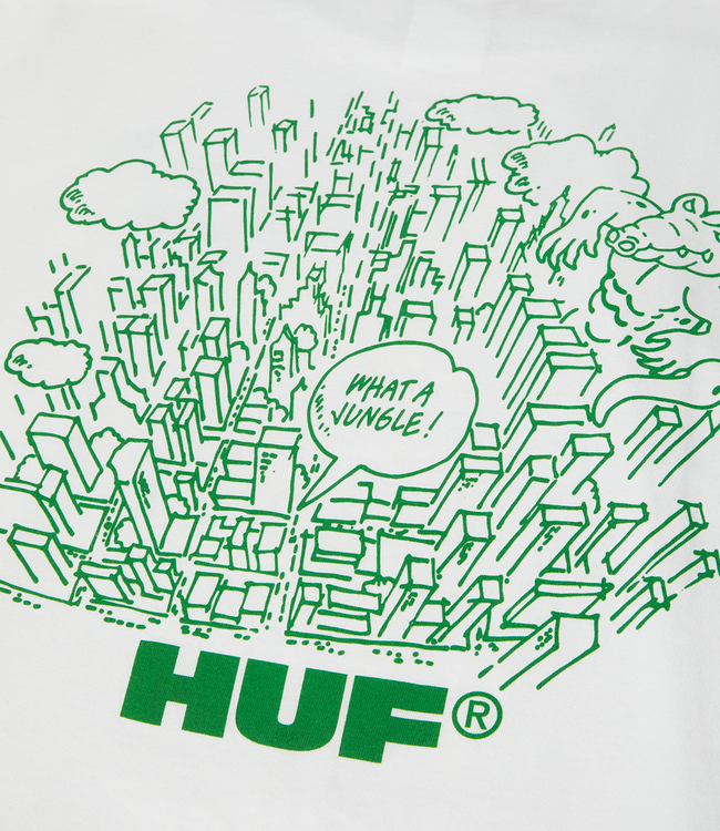 HUF What A Jungle S/S Tee - White