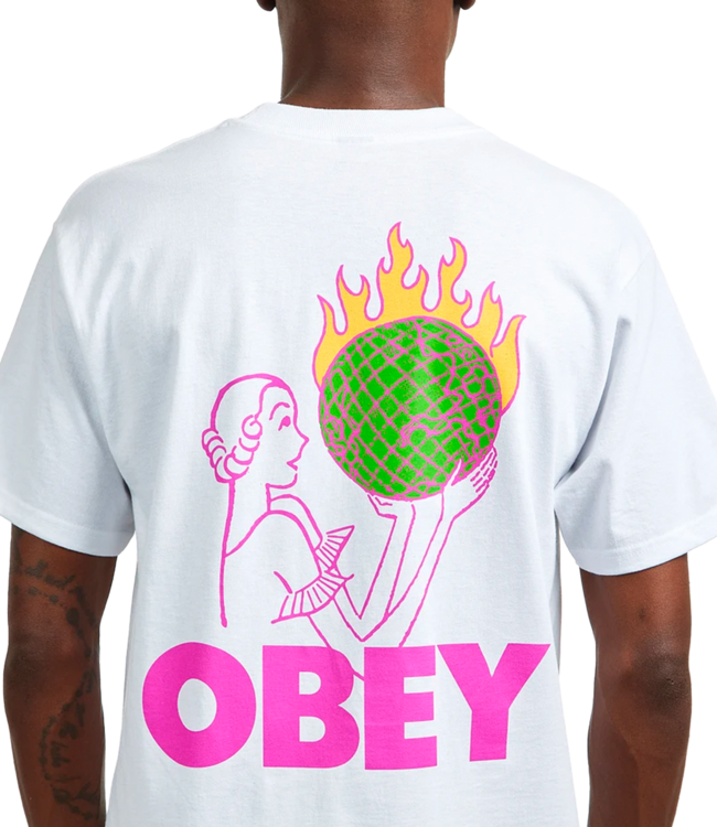 OBEY World In Flames - White