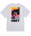 OBEY Quarter Icon - White