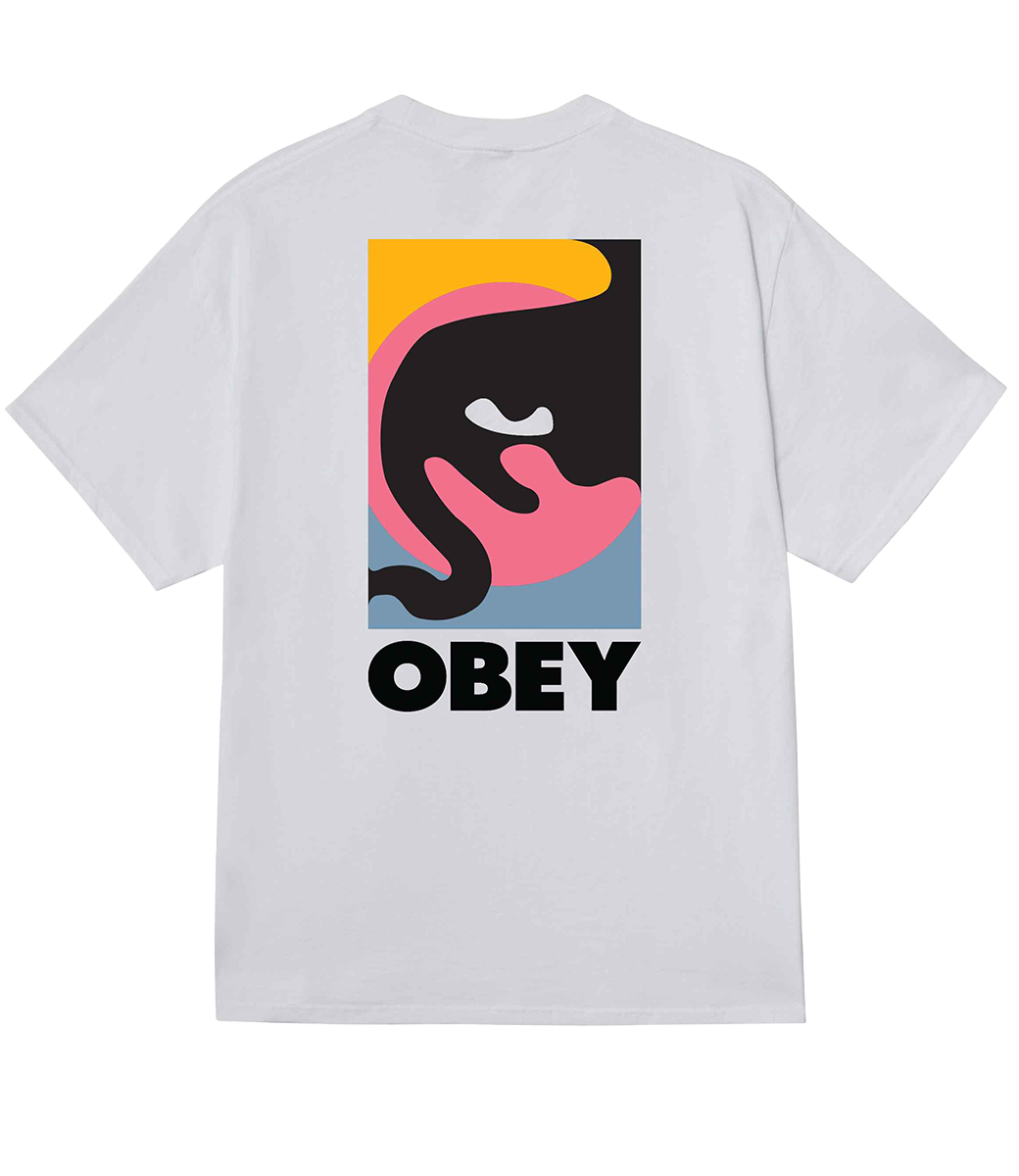 OBEY Quarter Icon - White