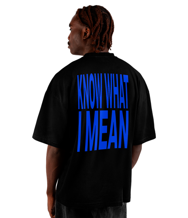 WASTED PARIS Know What I Mean T-Shirt - Black