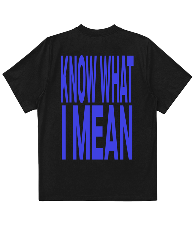 WASTED PARIS Know What I Mean T-Shirt - Black
