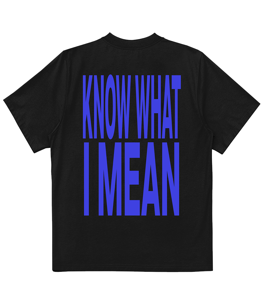 WASTED PARIS Know What I Mean T-Shirt - Black