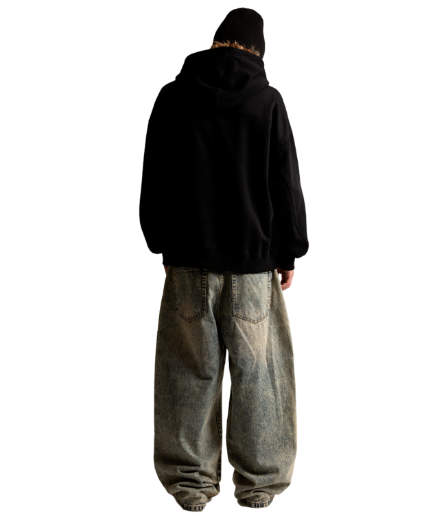 WASTED PARIS Switchblade Boxy Hoodie - Black