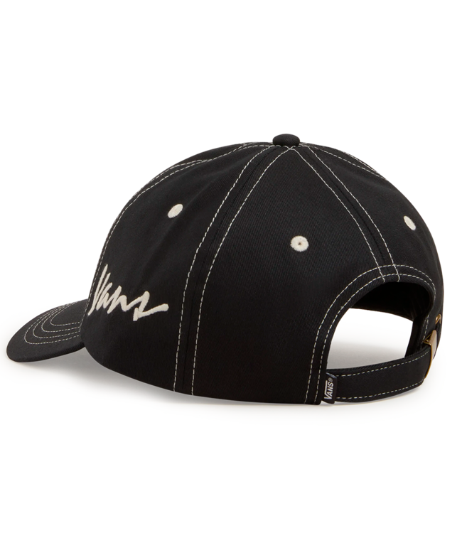VANS Classic Script Curved Bill Jockey - Black
