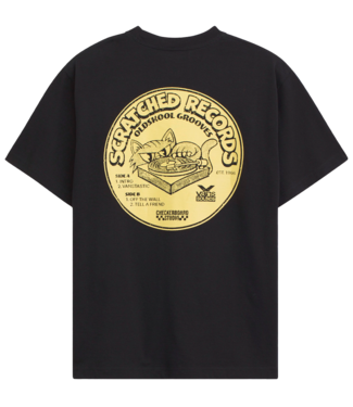 VANS Scratched Records Ss Tee - Black VANS Scratched Records Ss Tee - Black
