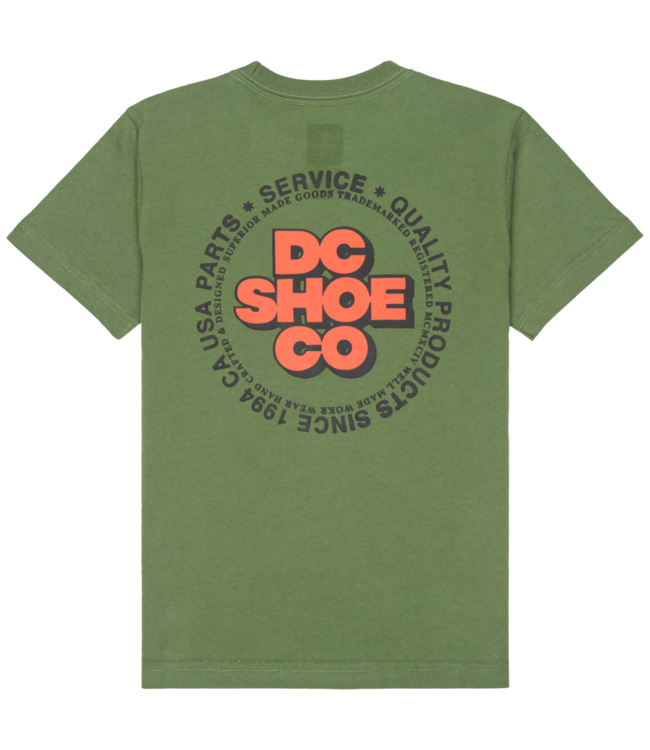 DC Work Circle Ss Boy - Bronze Green