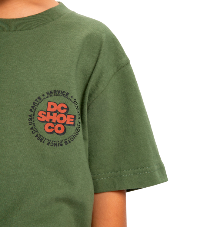 DC Work Circle Ss Boy - Bronze Green
