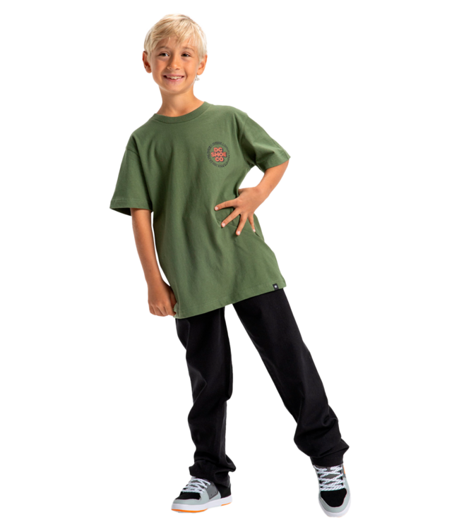 DC Work Circle Ss Boy - Bronze Green