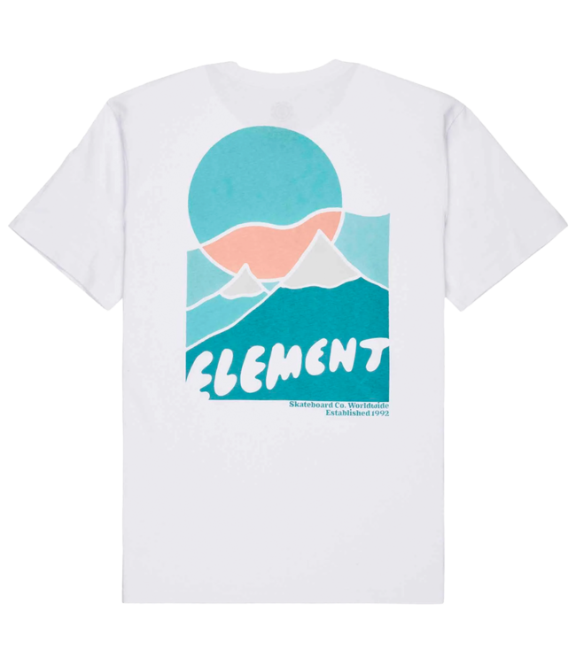 ELEMENT Sunrise Ss Tee - Optic White