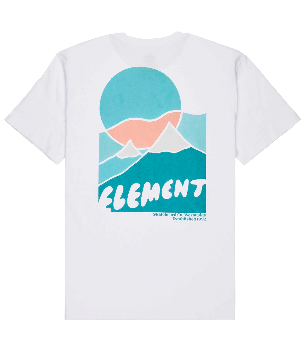 ELEMENT Sunrise Ss Tee - Optic White