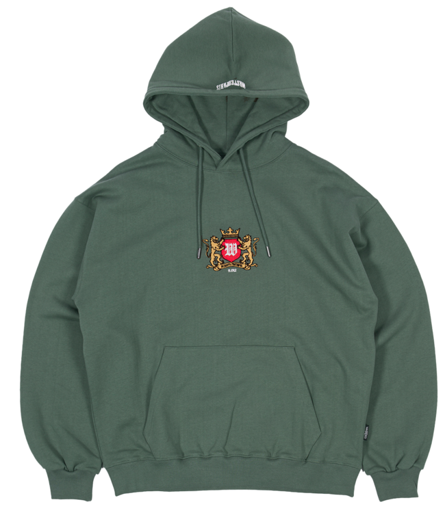 WASTED PARIS Crest Hoodie - Lichen Green