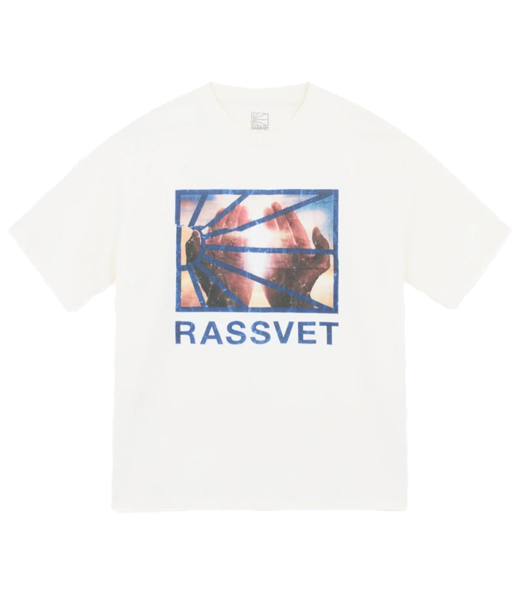 RASSVET Logo Tee Shirt Knit - Off White