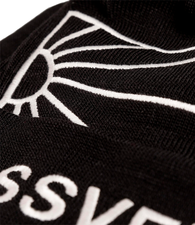 RASSVET Rassvet Logo Beanie Knit - Black