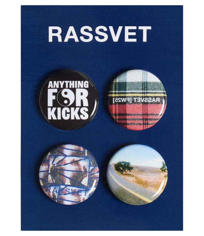 RASSVET Set Of 4 Pins Plastic - Multi