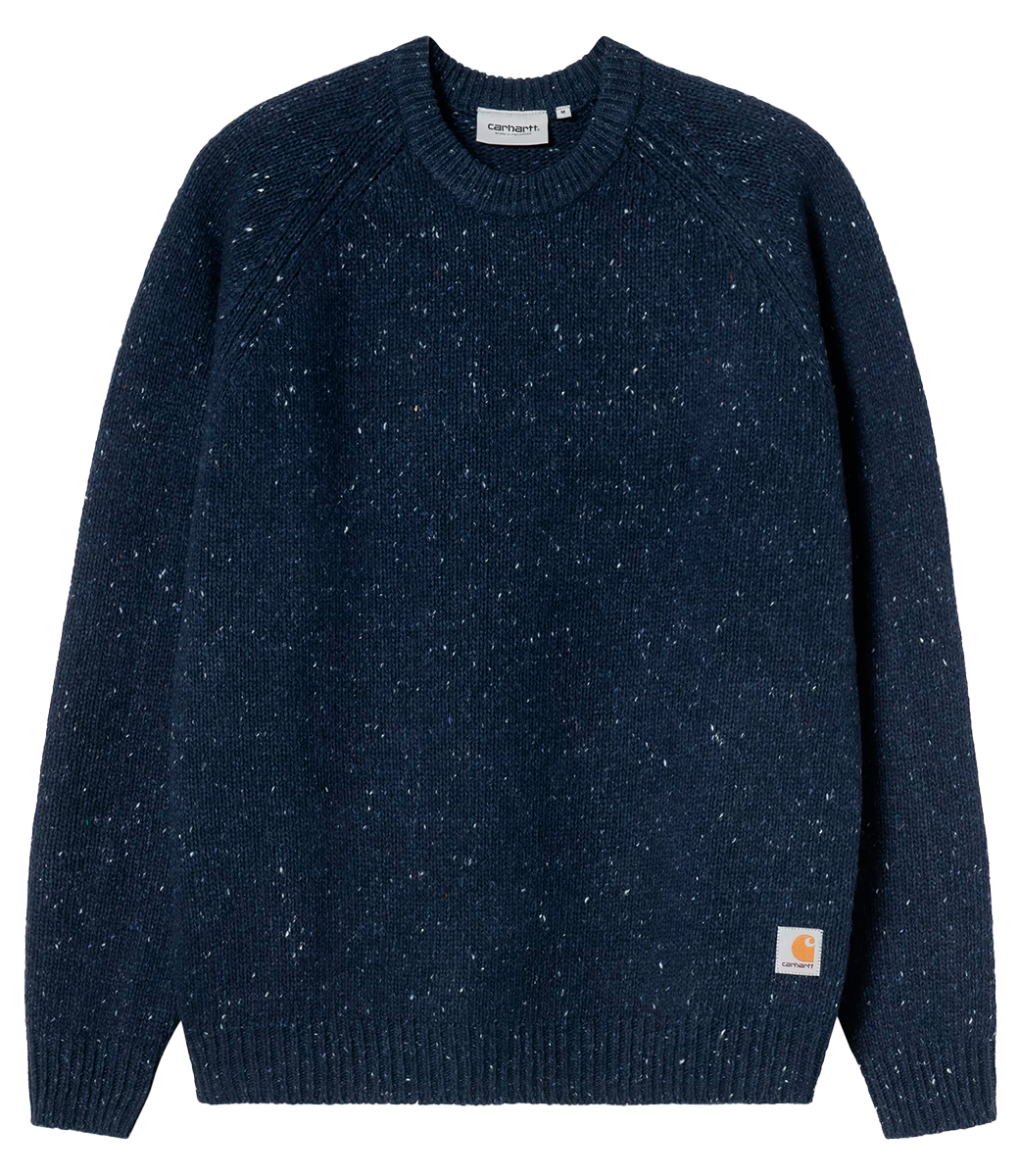 CARHARTT WIP Anglistic Sweater - Speckled Jupiter