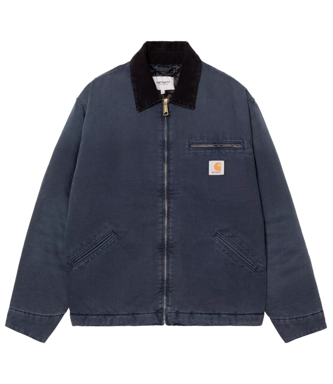 CARHARTT WIP Og Detroit Jacket - Dark Navy/Black/Stone Canvas