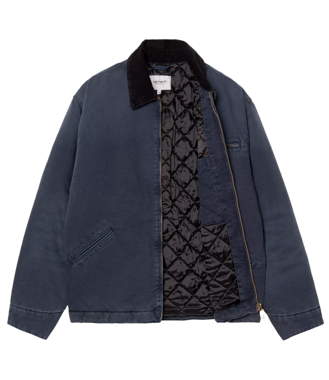 CARHARTT WIP Og Detroit Jacket - Dark Navy/Black/Stone Canvas