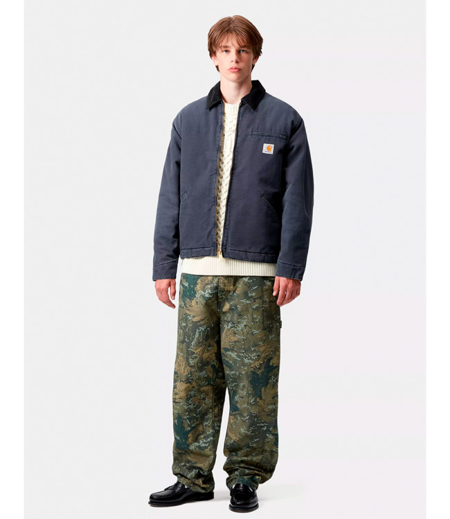 CARHARTT WIP Og Detroit Jacket - Dark Navy/Black/Stone Canvas