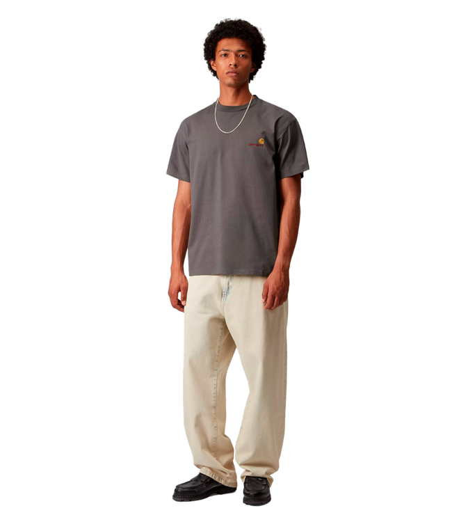 CARHARTT WIP S/S American Script T-Shirt - Porphyry