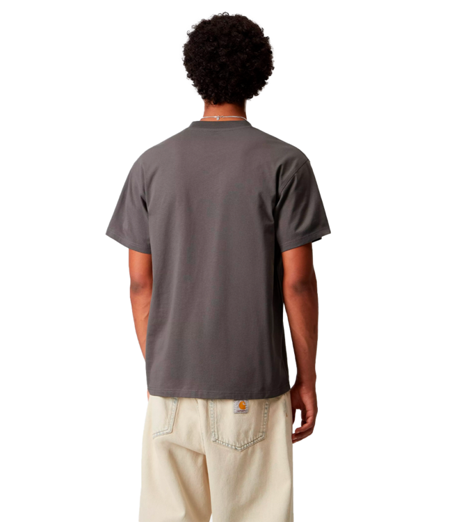 CARHARTT WIP S/S American Script T-Shirt - Porphyry