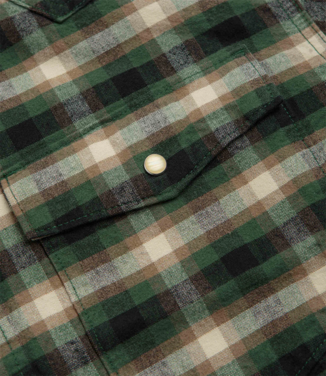 DICKIES Johnsonville Shirt Ls - Pine Needle Green