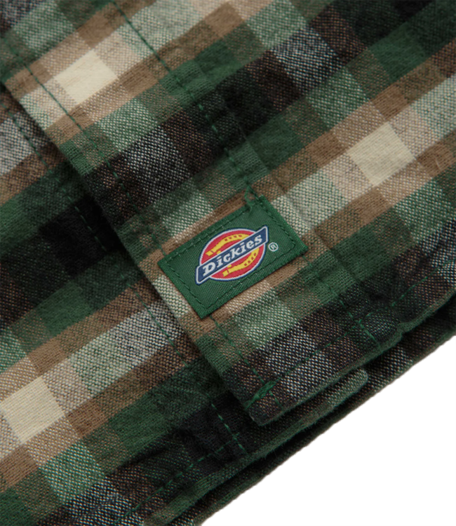 DICKIES Johnsonville Shirt Ls - Pine Needle Green