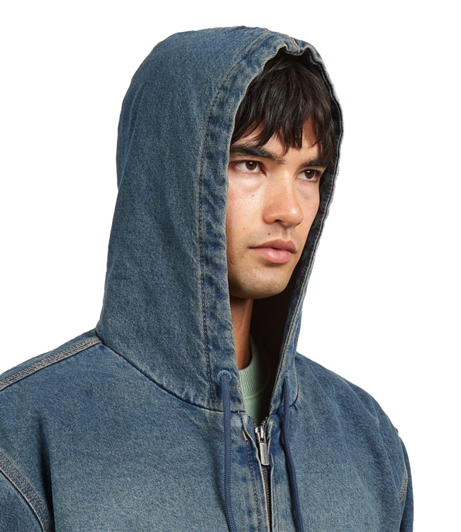 DICKIES Hilham Hooded Jacket - Khaki Tinted Blue