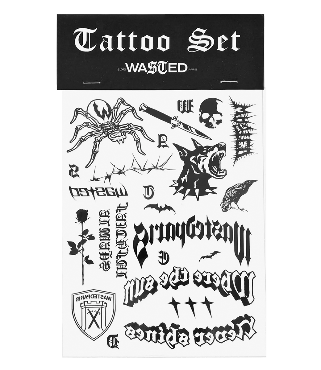 WASTED PARIS City Tattoo Set - Black