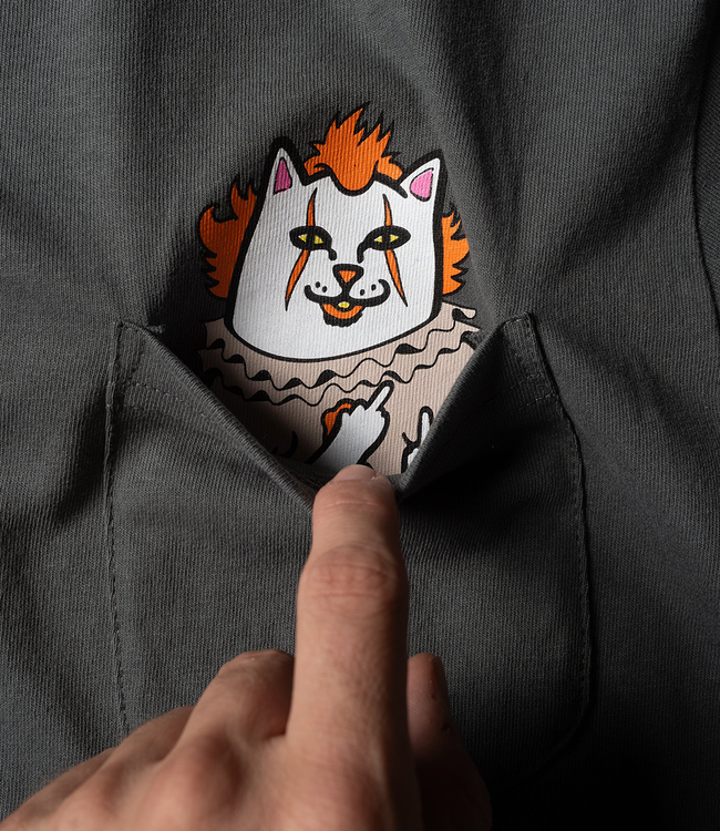RIPNDIP It'S Nerm Pocket Tee - Charcoal