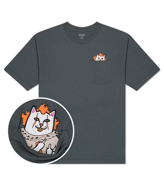 RIPNDIP It'S Nerm Pocket Tee - Charcoal