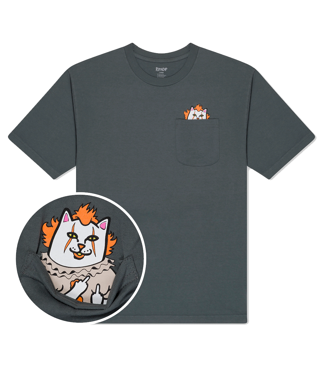 RIPNDIP It'S Nerm Pocket Tee - Charcoal