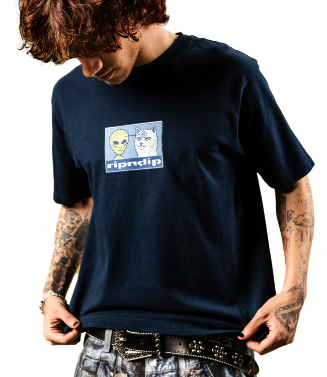 RIPNDIP Brain Power Tee - Navy