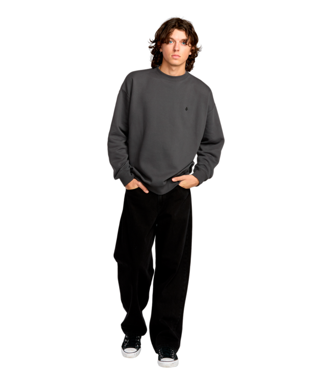 VOLCOM Single Stone Pw Crew - Asphalt Black