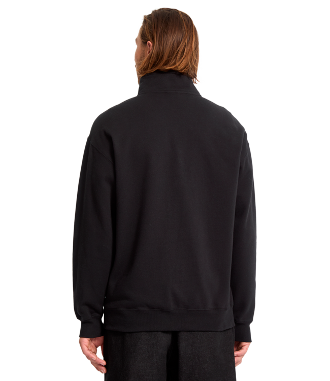 VOLCOM Single Stone Quarter Zip - Black